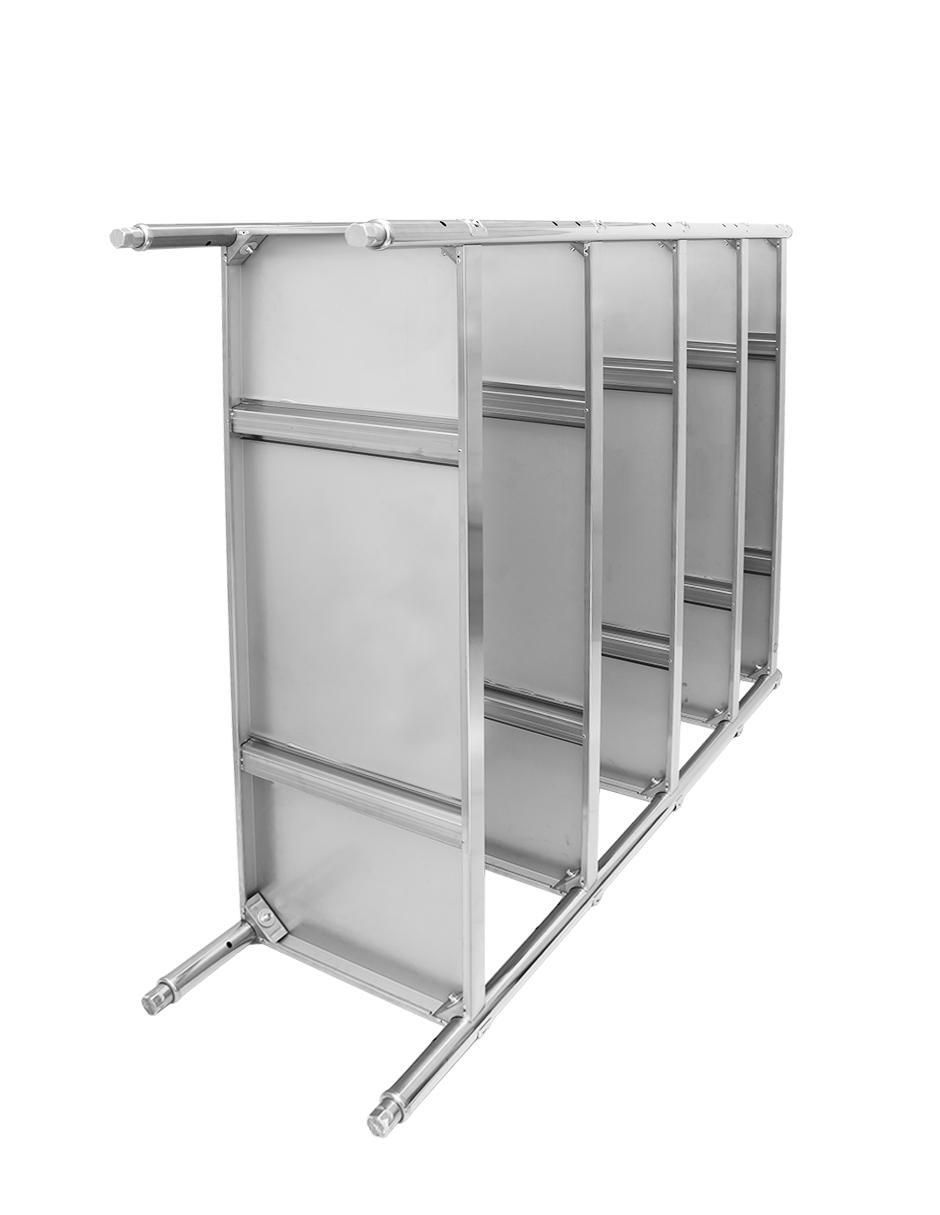 Estante de acero inoxidable 8