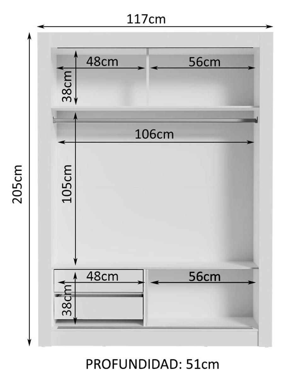 Armario Dallas xa1094731e2g de MDP 13