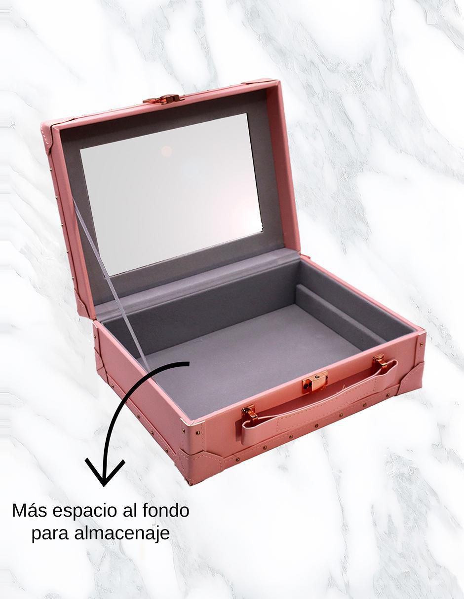 Joyero con espejo y cerradura 6