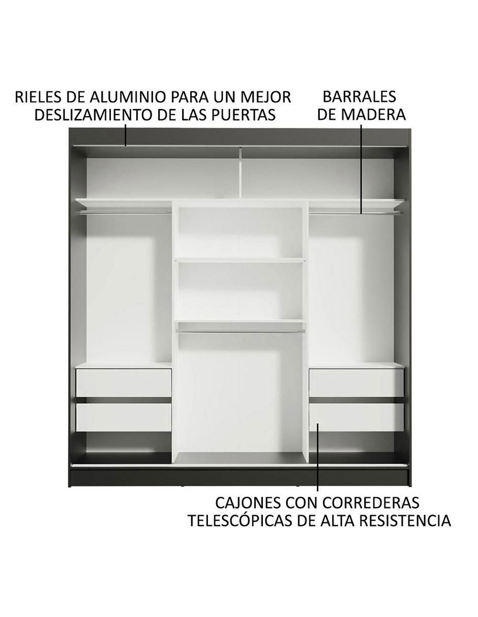 Ropero armable Reno 10958N 14