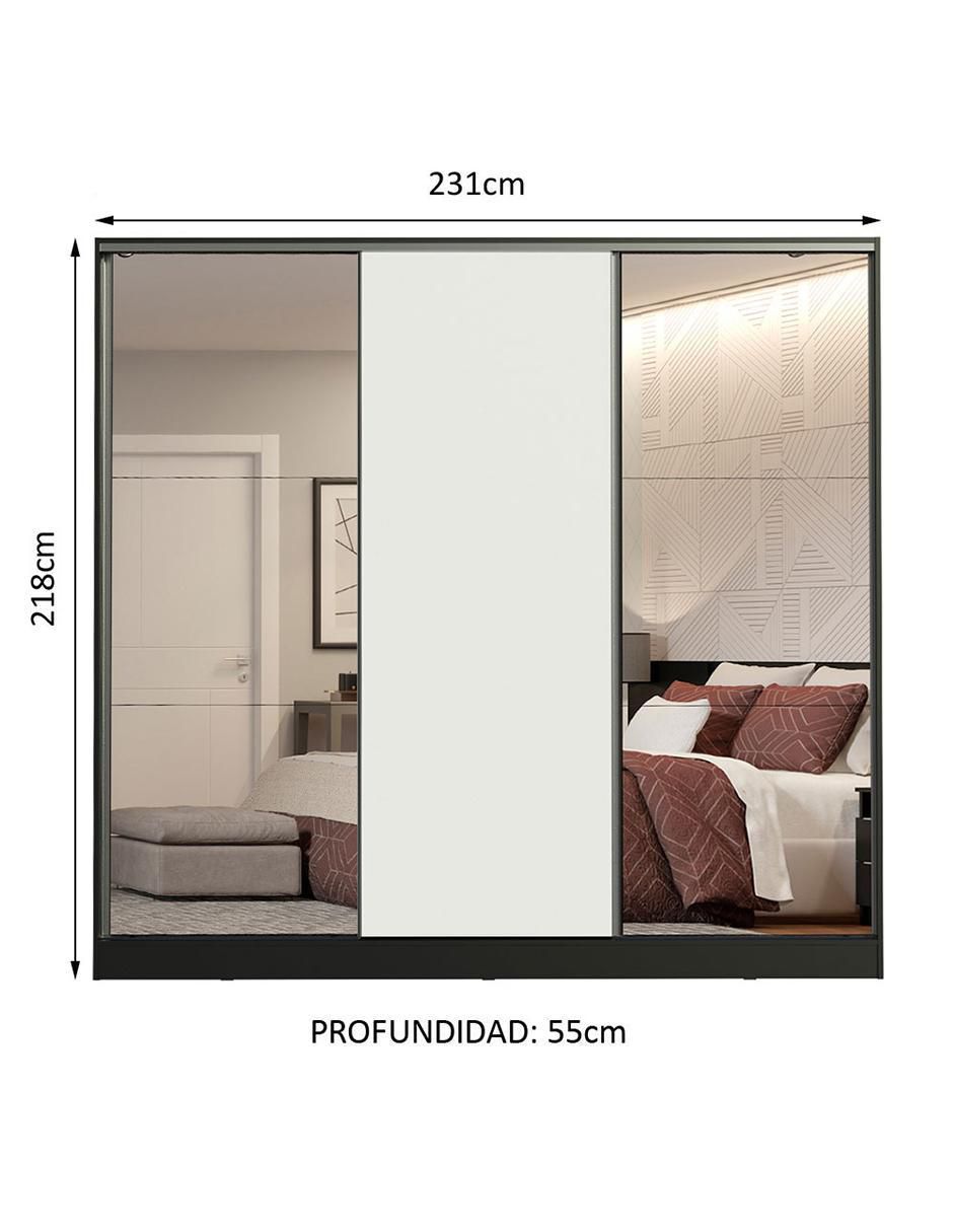 Ropero Royale 1063772E de MDF 11