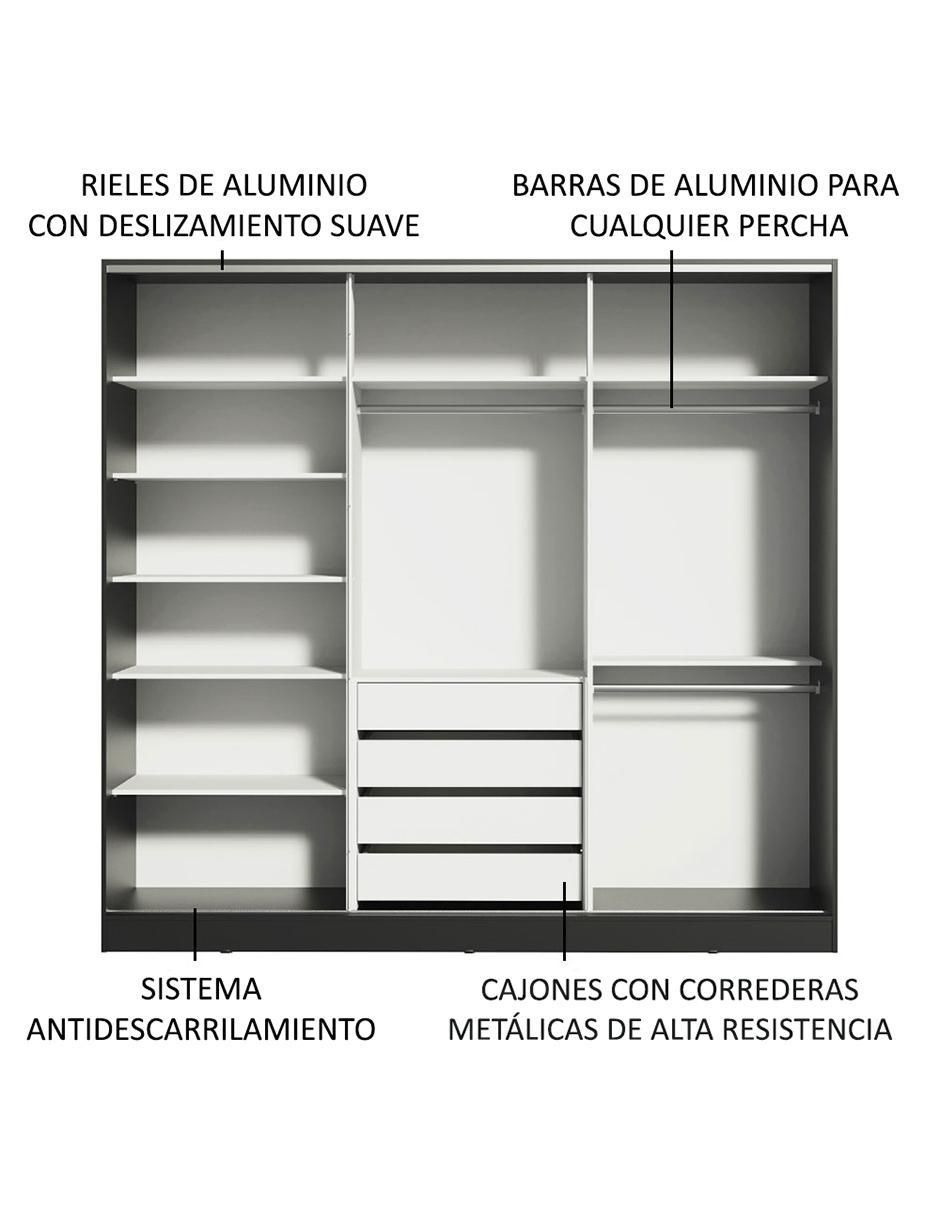 Ropero Royale 1063772E de MDF 4