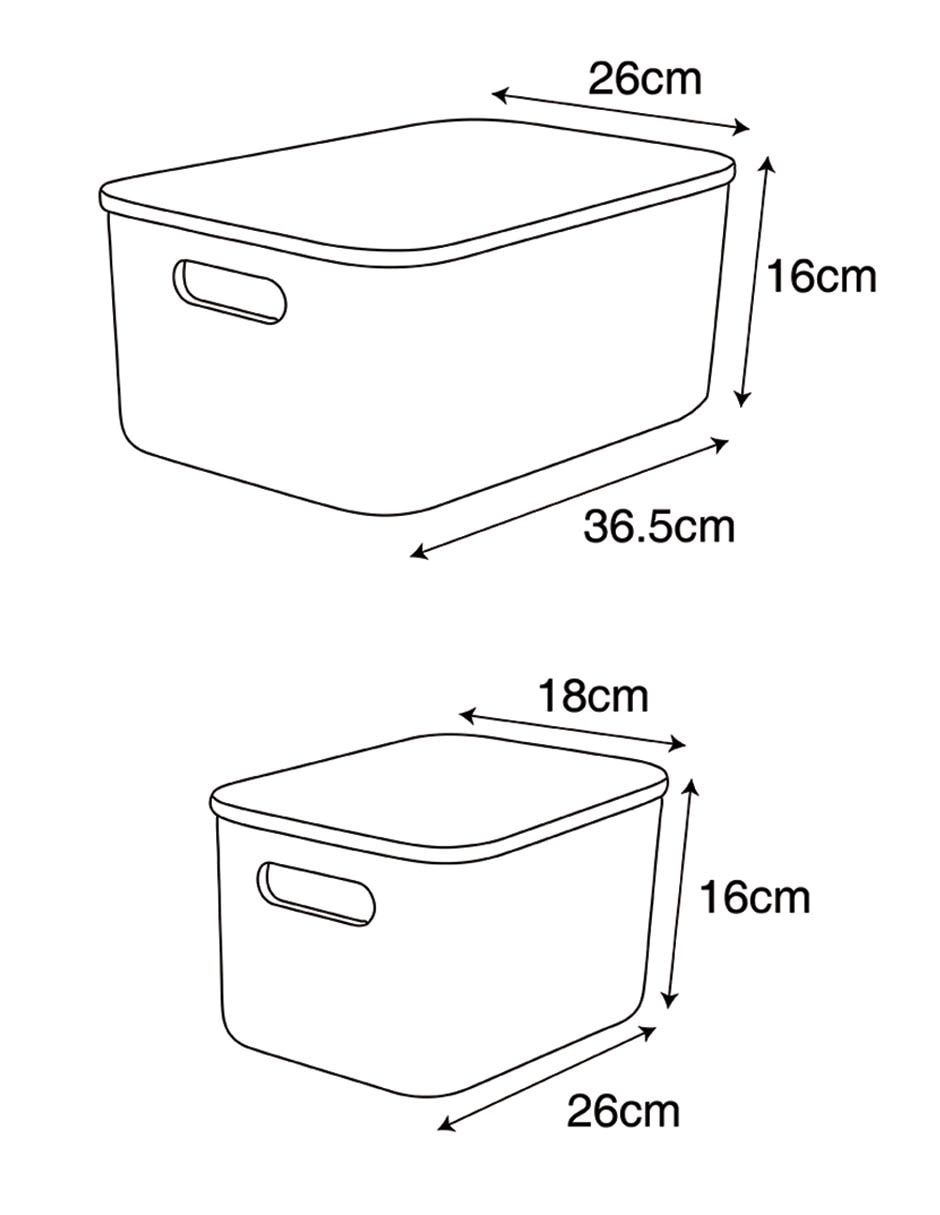 Set caja rectangular 9