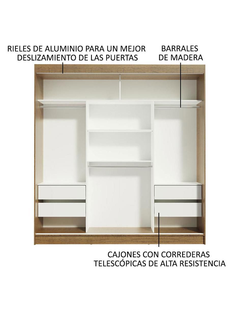 Ropero Reno 10956E3E de MDP 3