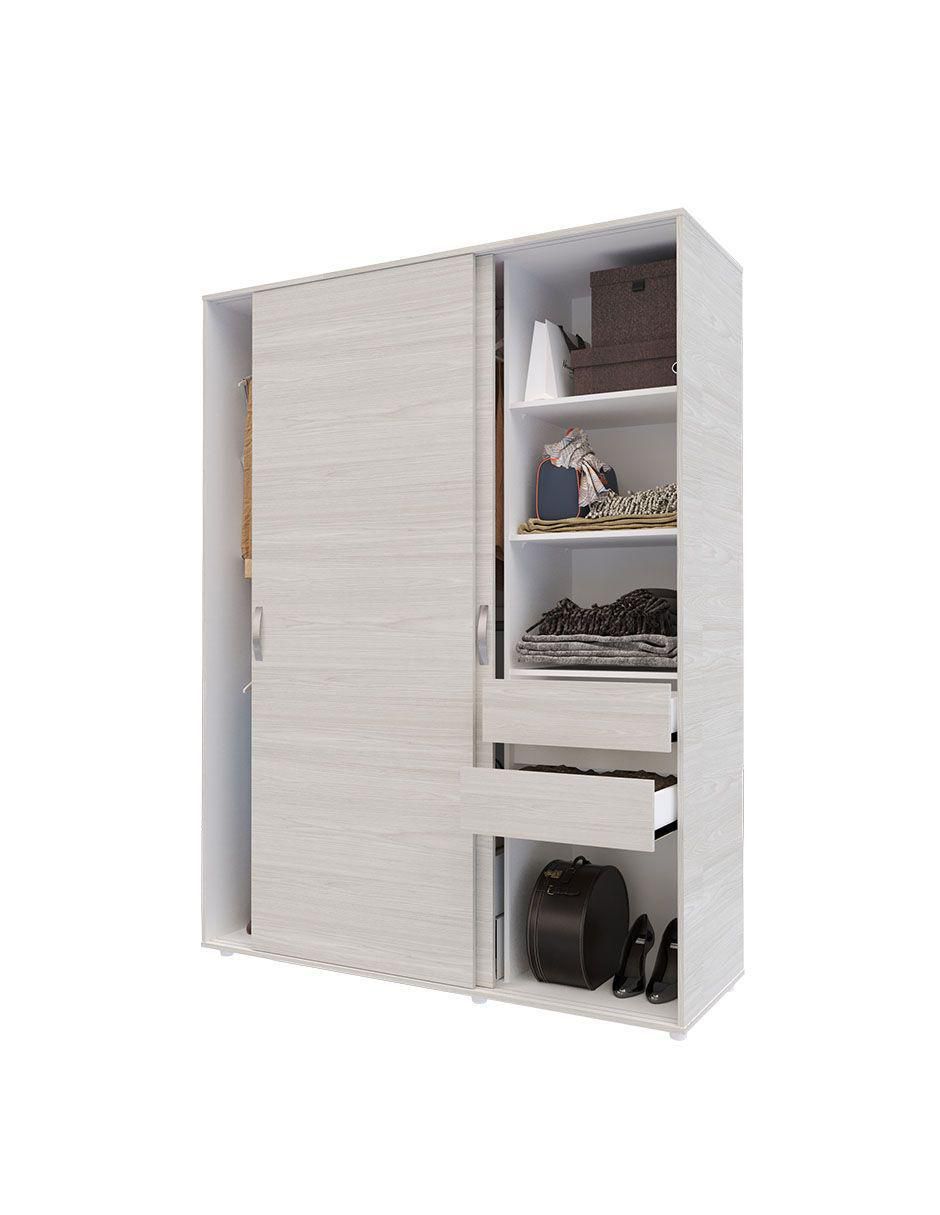 Armario M01940CL-NIBL de aglomerado y madera 4