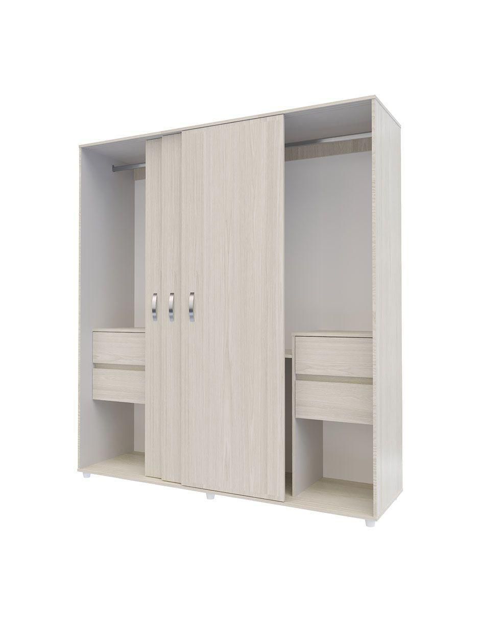 Armario  M01960CL-NIBL de aglomerado y madera 3