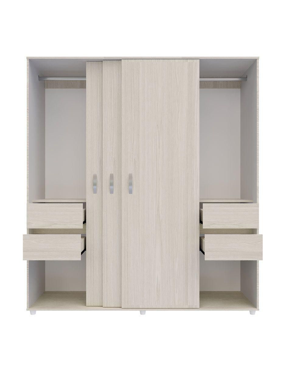 Armario  M01960CL-NIBL de aglomerado y madera 8