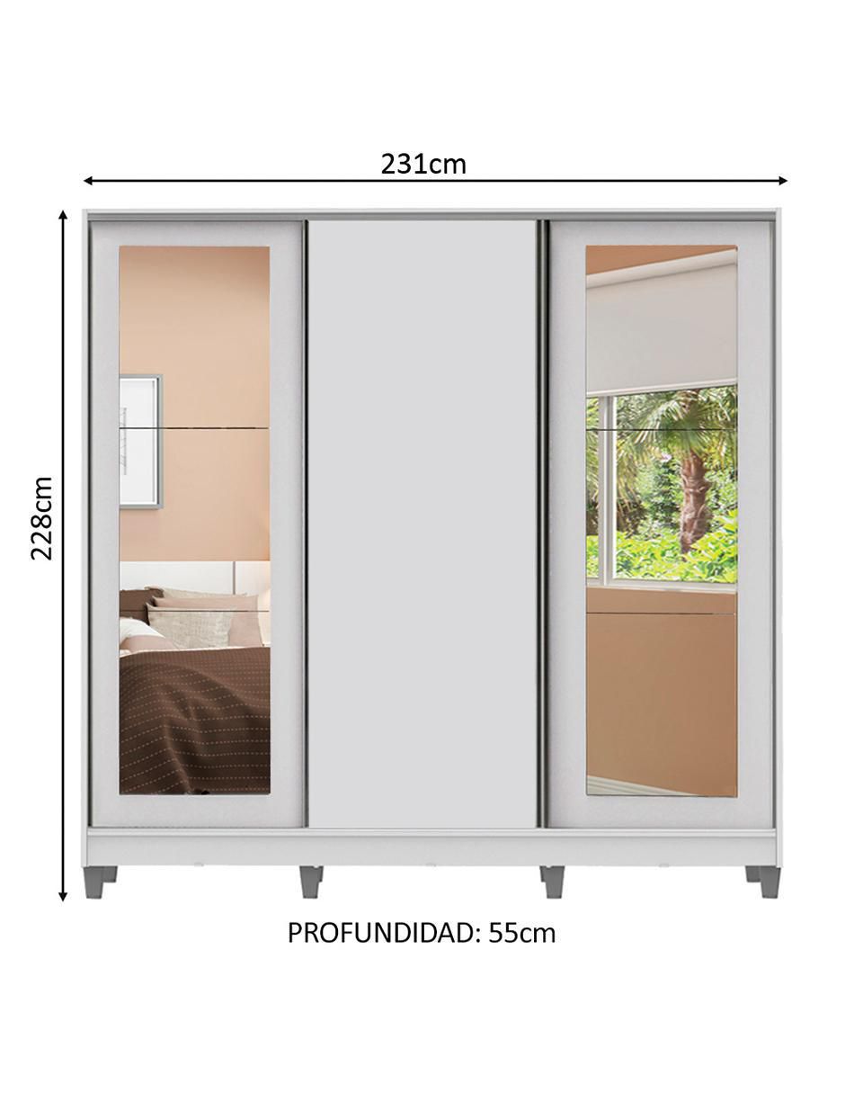 Ropero eros 1163092ecp de MDF 10