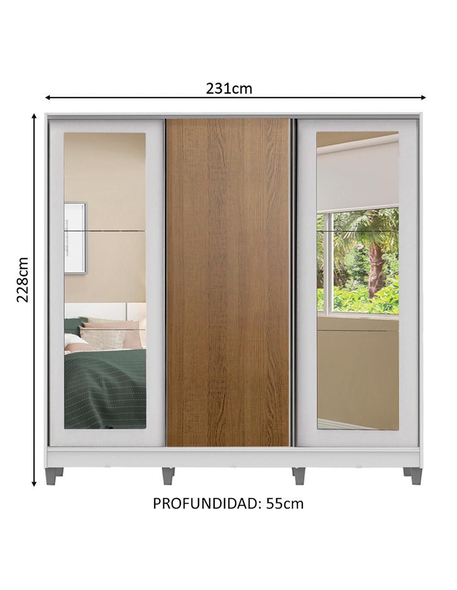 Ropero Eros 11639b2e1rcp de MDF 11