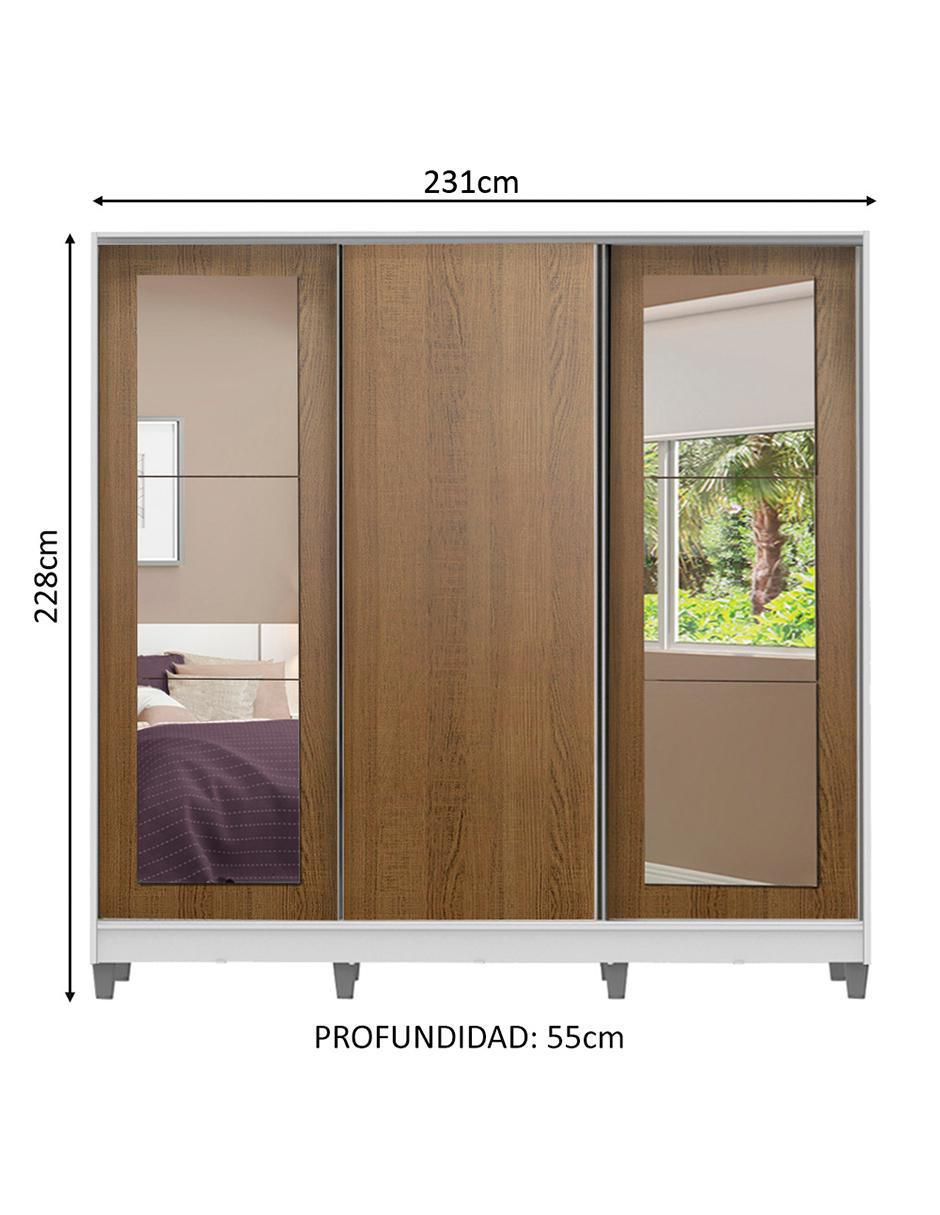 Ropero Eros 11639b2ecp de MDF 11