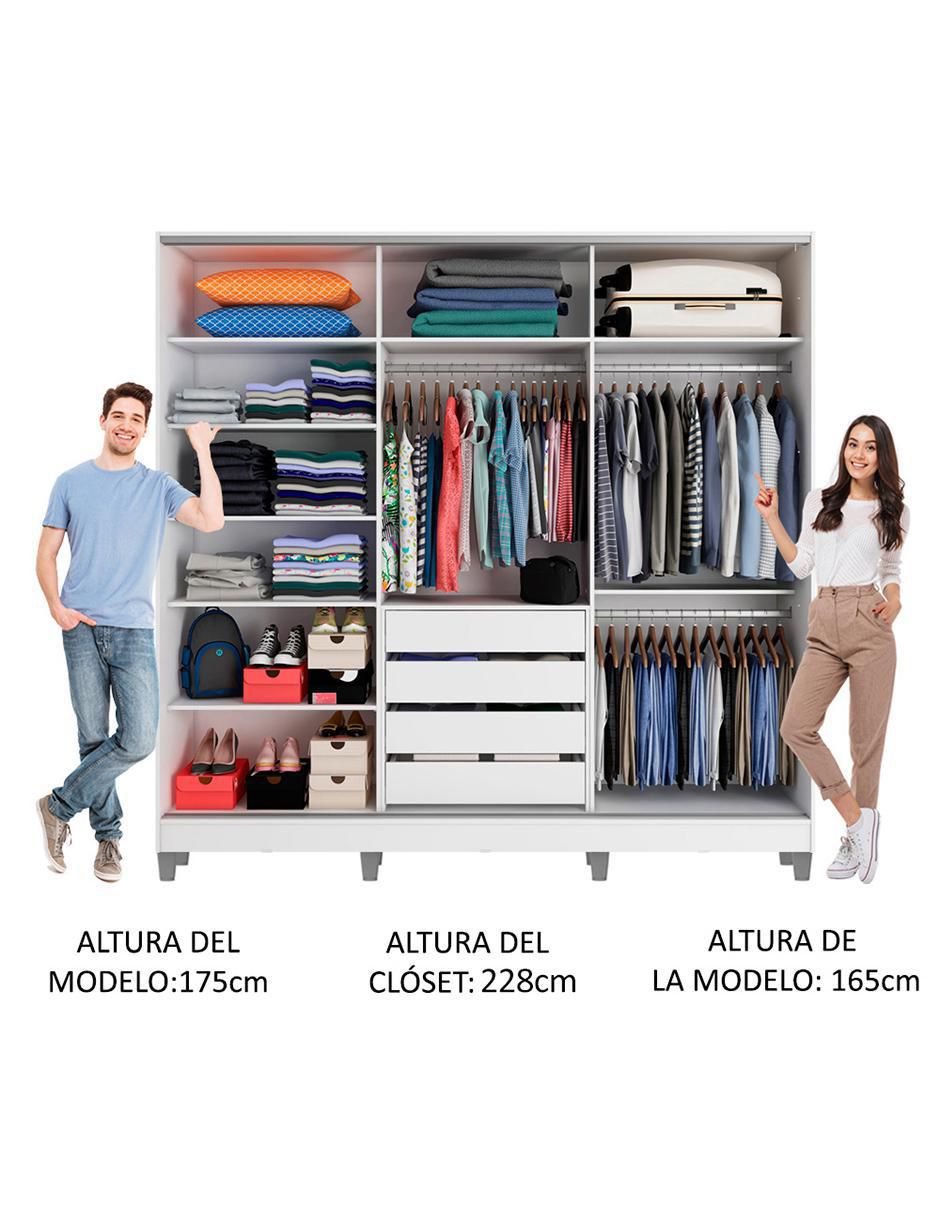 Ropero Eros 11639b2ecp de MDF 12