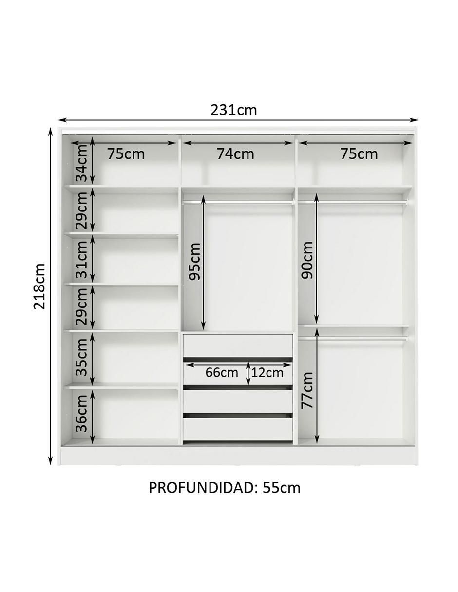 Ropero Eros 11639b1e1b de MDF 10
