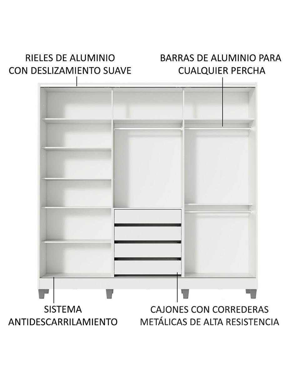Ropero Eros 11639b1ecp de MDF 5