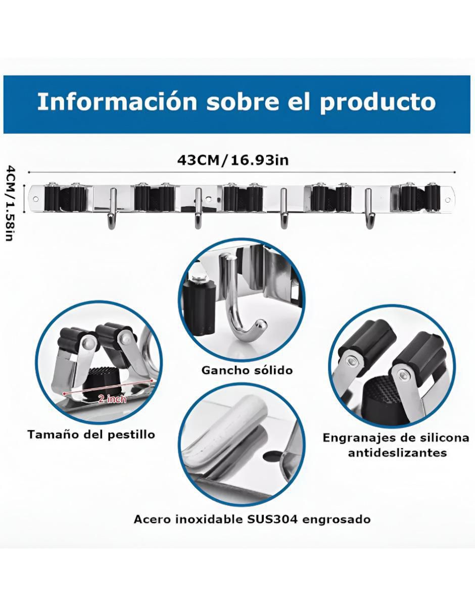Organizador de escobas Xtllar1091 5