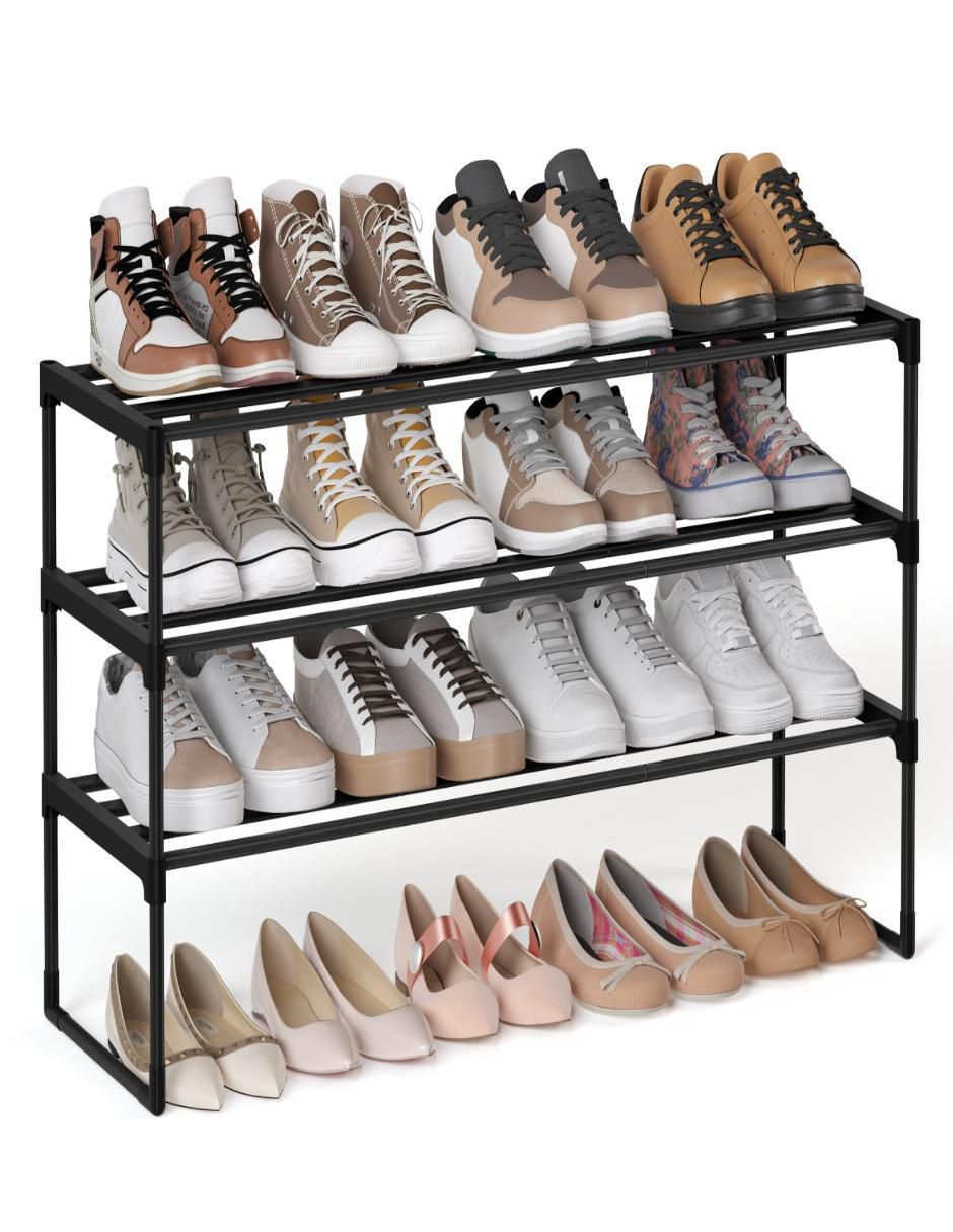Zapatera tubular Deky para 4 pares de zapatos adulto 2