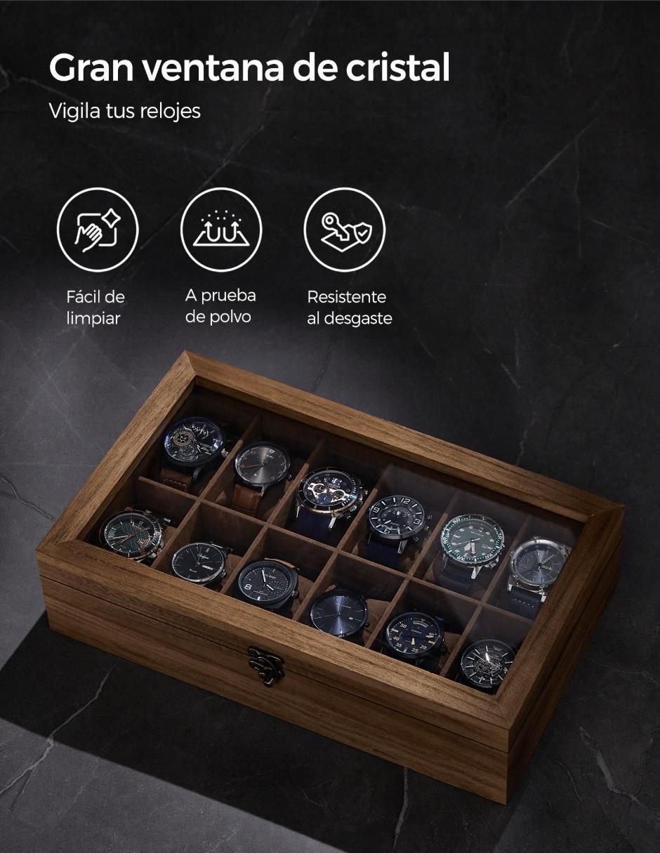 Caja reloj Anicia cúbica 3