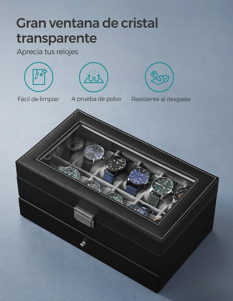 Caja reloj Bridie cuadrado 2