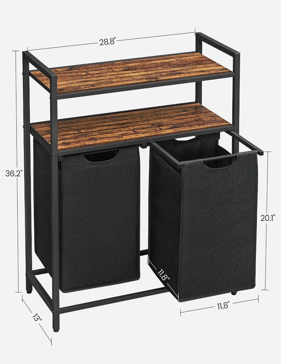 Cesto para ropa Brenta de acero 4