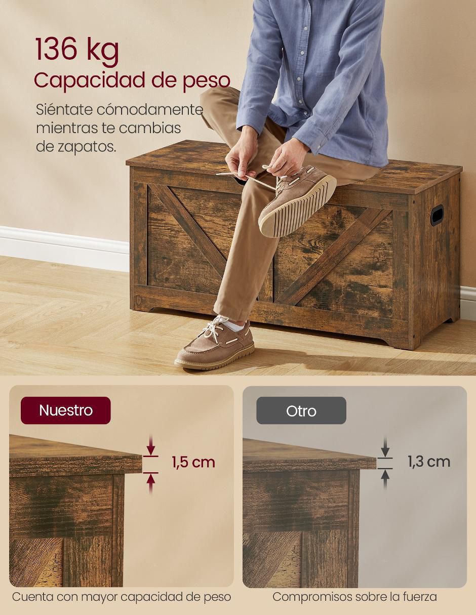 Zapatera caja almacenadora Haiden para 8 pares de zapatos adulto 3
