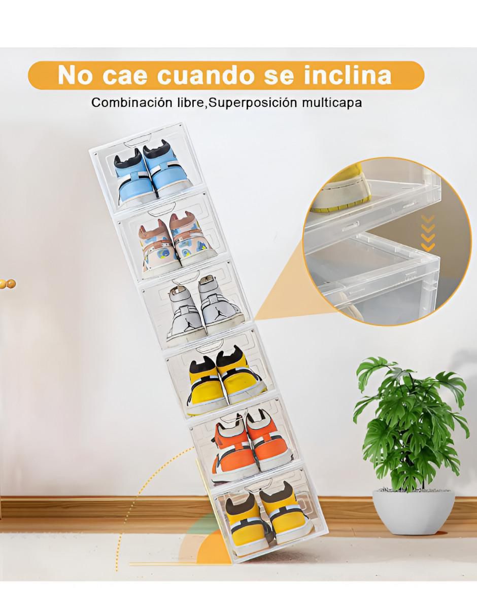Zapatera armable caja almacenadora para 2 pares de zapatos adulto 3