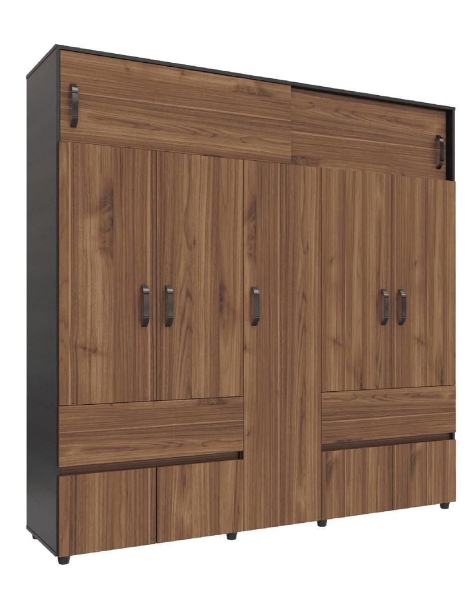 Armario habitación m01614cl-gswe de aglomerado 2