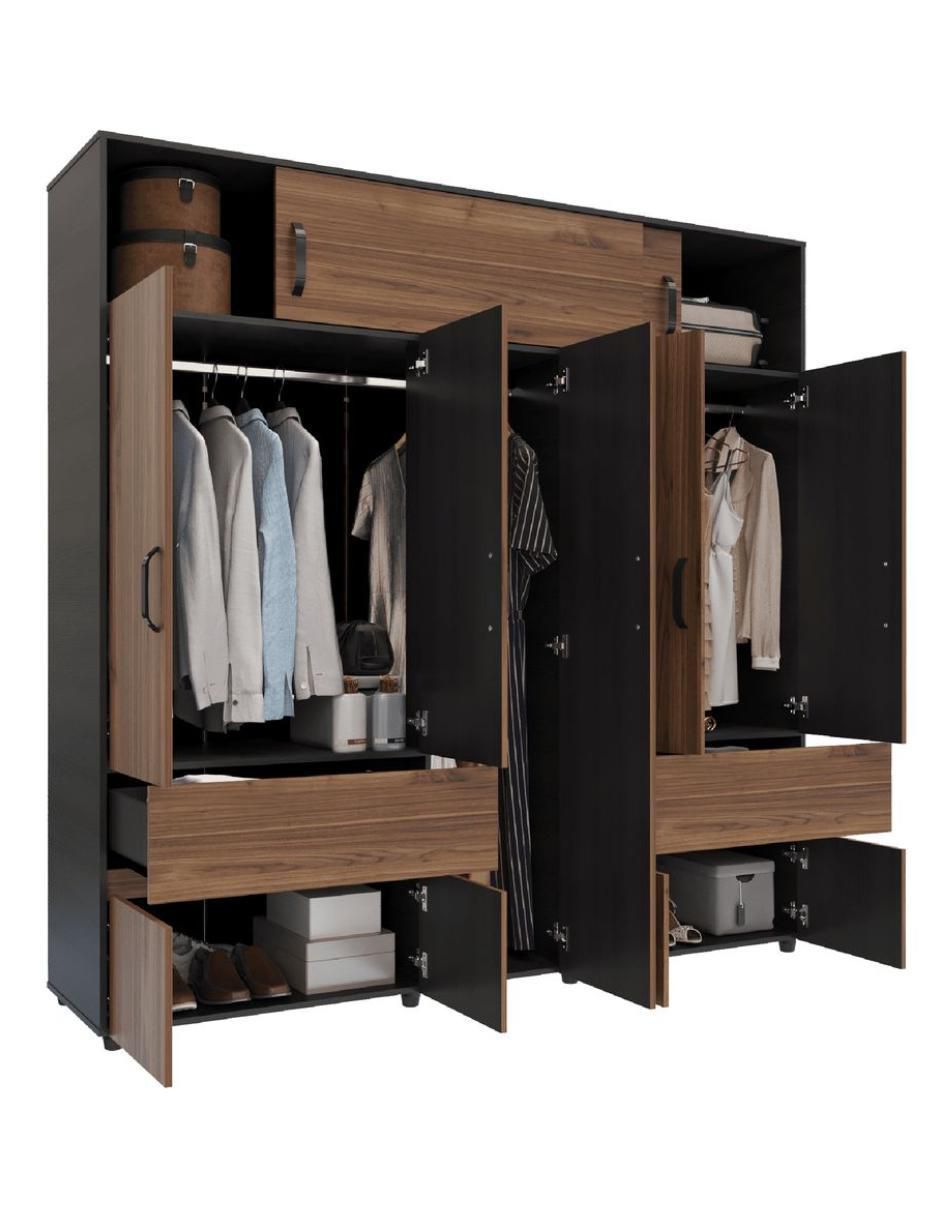 Armario habitación m01614cl-gswe de aglomerado 4
