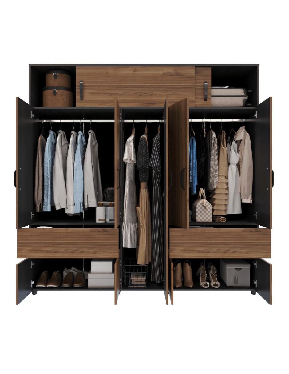 Armario habitación m01614cl-gswe de aglomerado 7