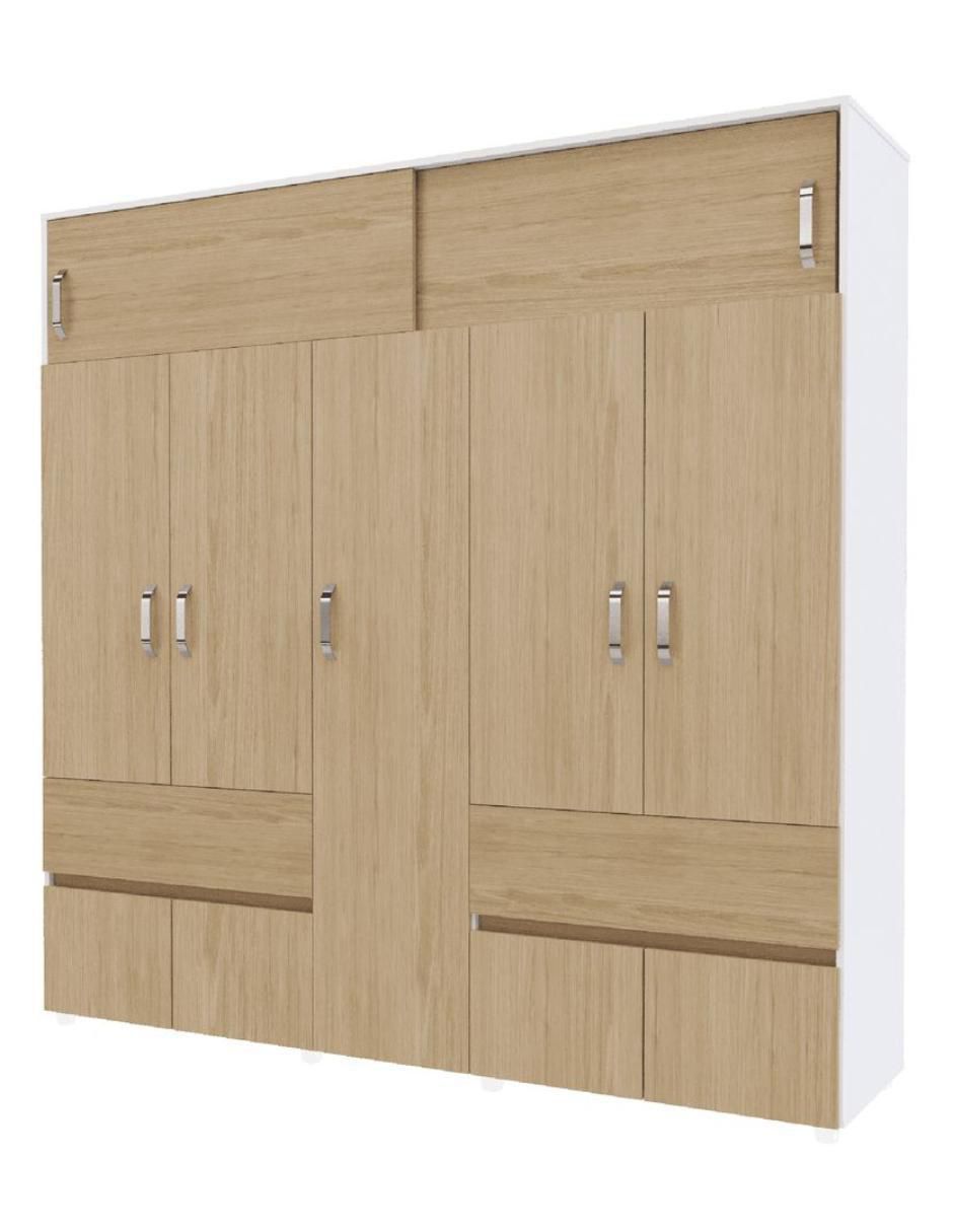 Armario armable M01614CL-ROBL de aglomerado