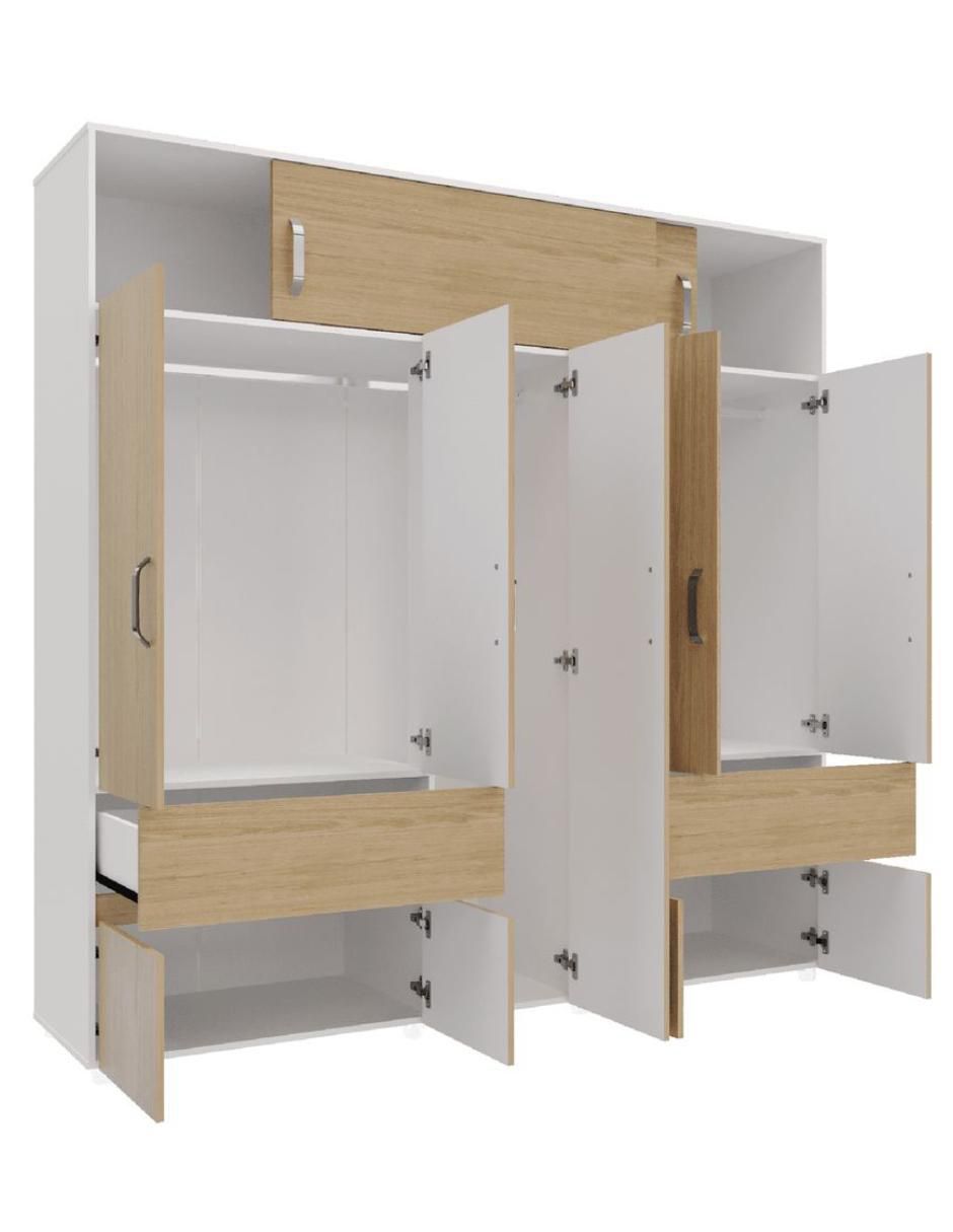 Armario armable M01614CL-ROBL de aglomerado 2