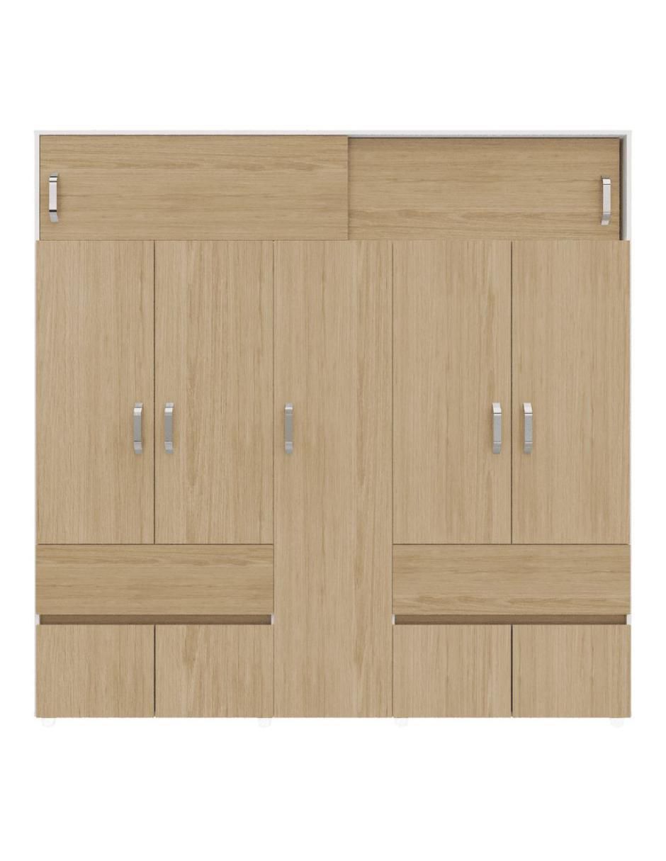 Armario armable M01614CL-ROBL de aglomerado 4