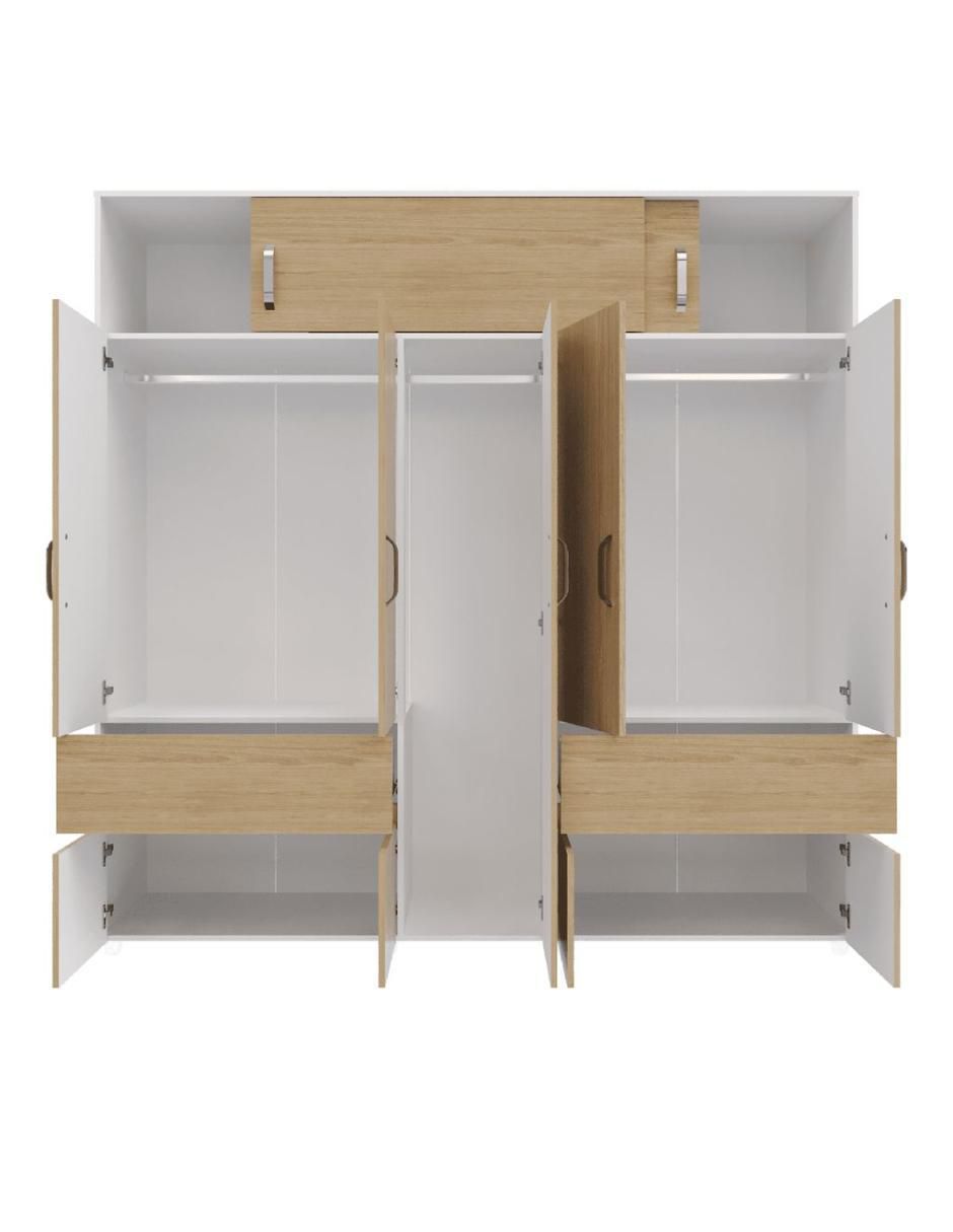 Armario armable M01614CL-ROBL de aglomerado 5