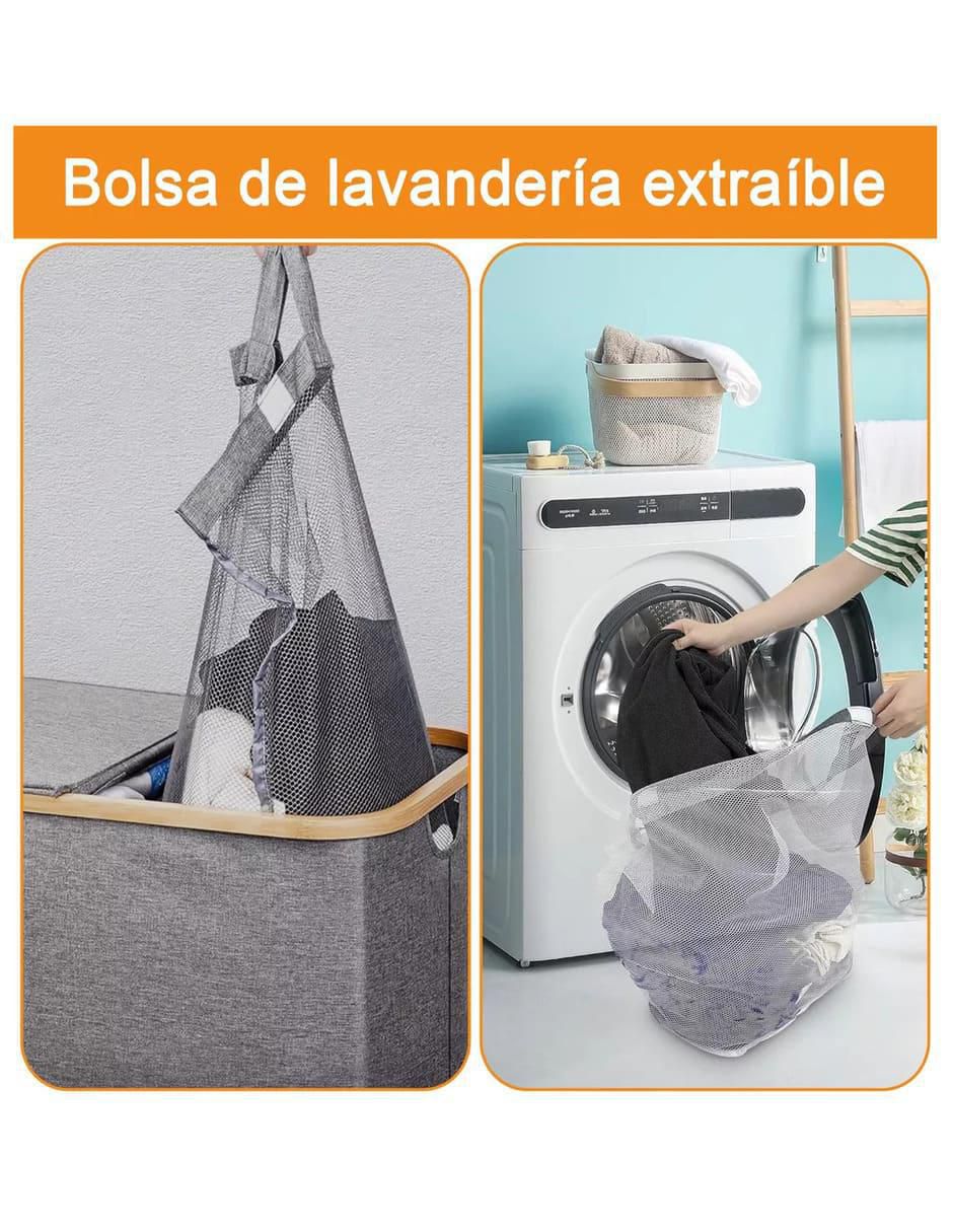 Cesto para ropa de tela 5