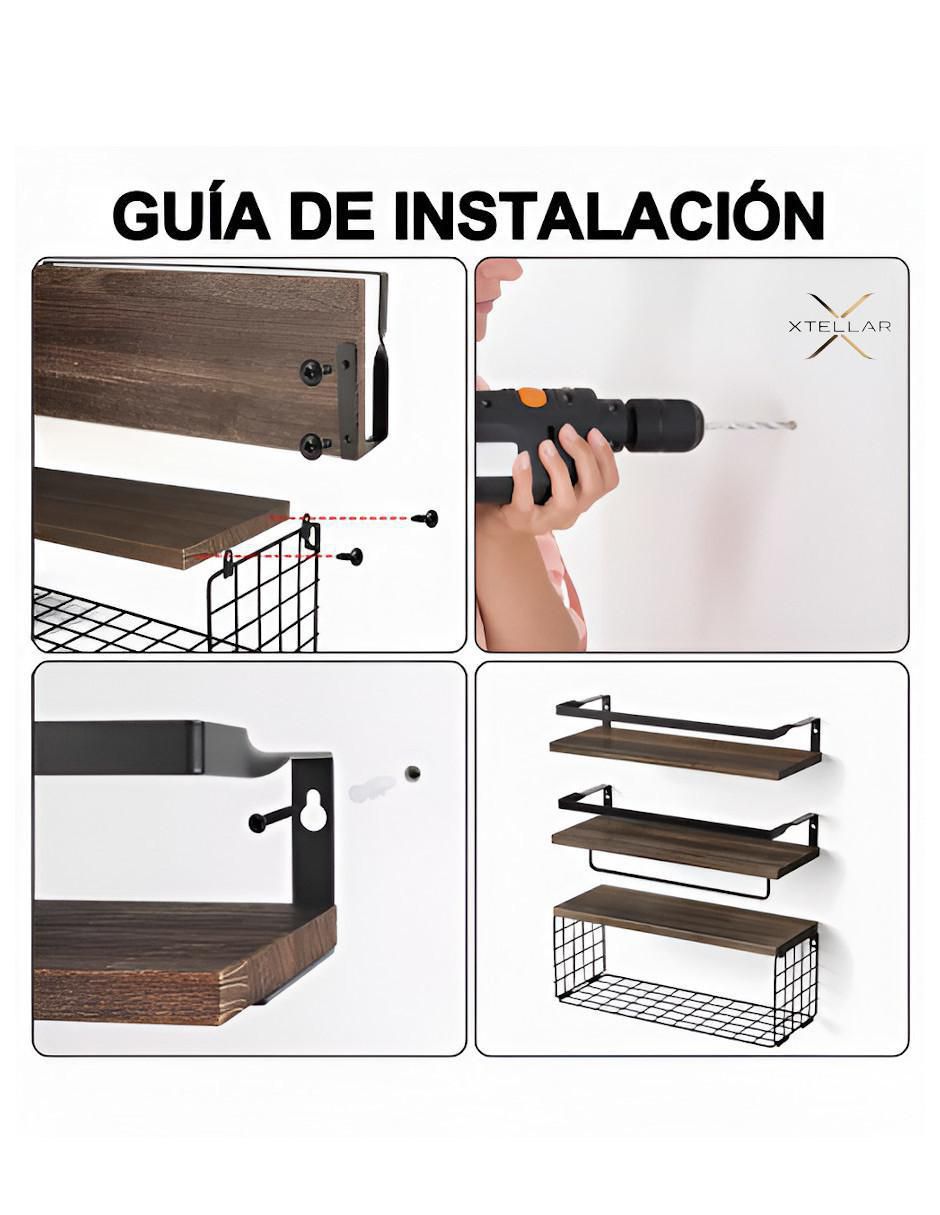 Repisa armable de madera 3