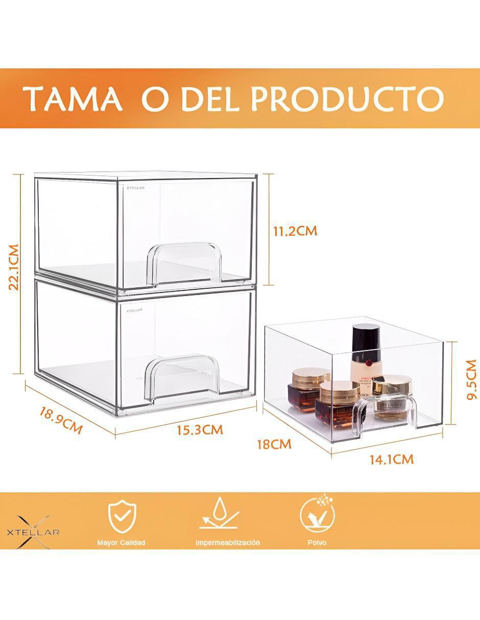 Organizador de cosmeticos armable 4