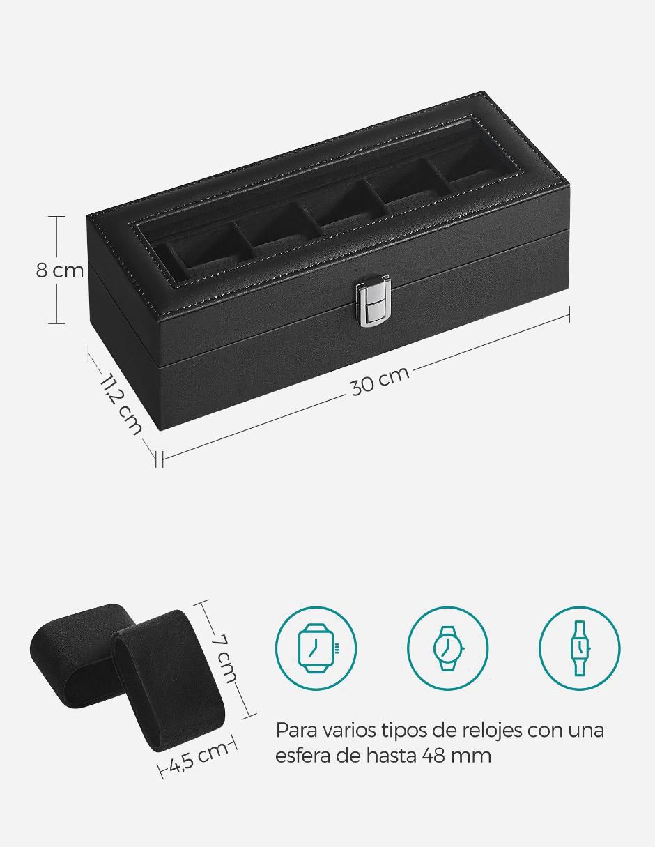 Caja reloj Bridie cúbica 4