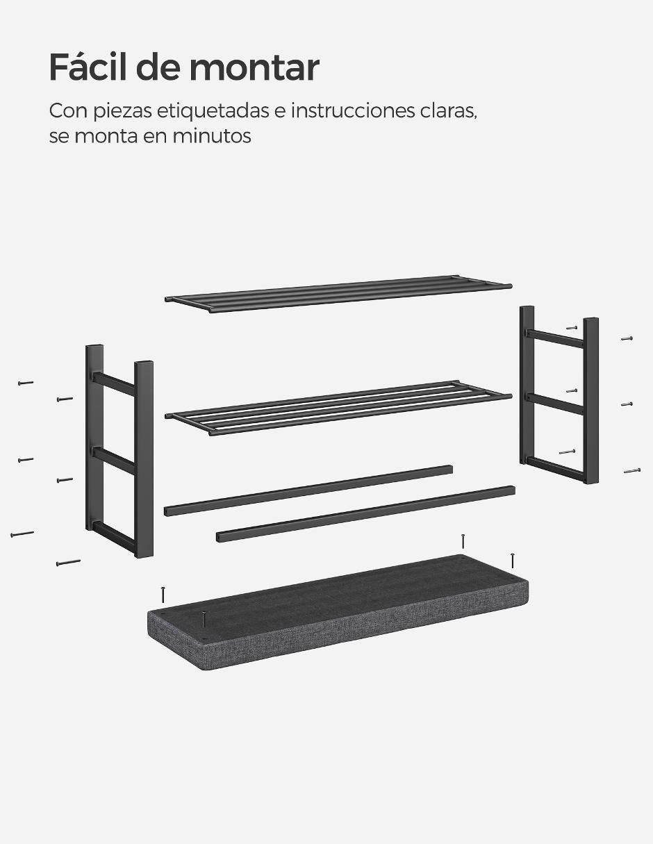 Zapatera armable Carsen para 10 pares de zapatos 3