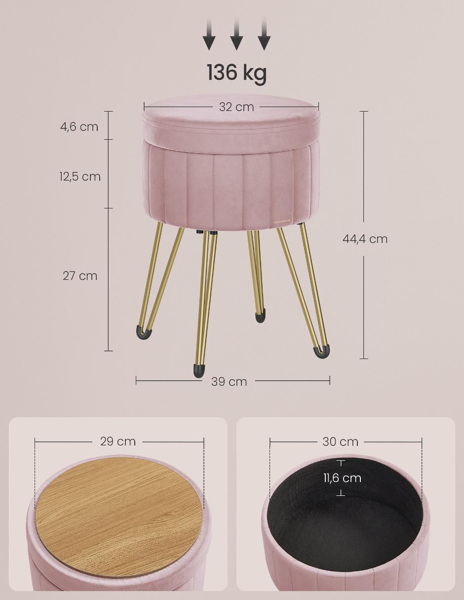 Taburete Giana de MDF 4