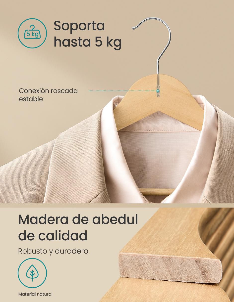 Set gancho Cason de madera 10 piezas 2