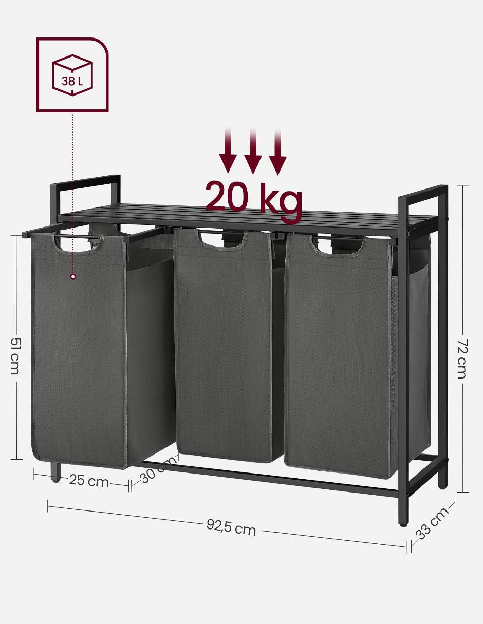 Cesto para ropa Brenta 4
