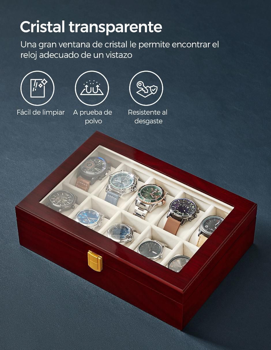 Caja reloj Anicia rectangular 2