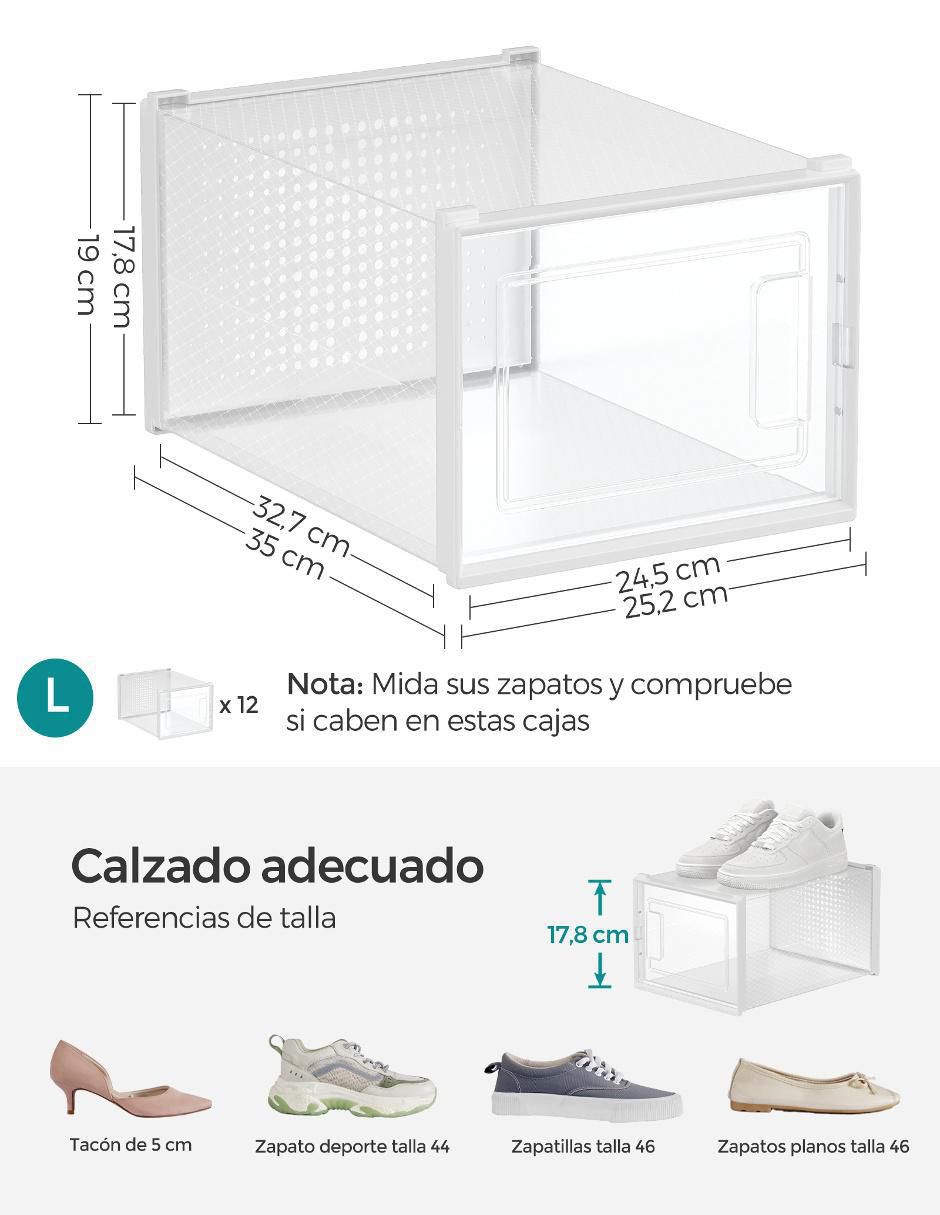 Zapatera armable Dennys para 12 pares de zapatos 4