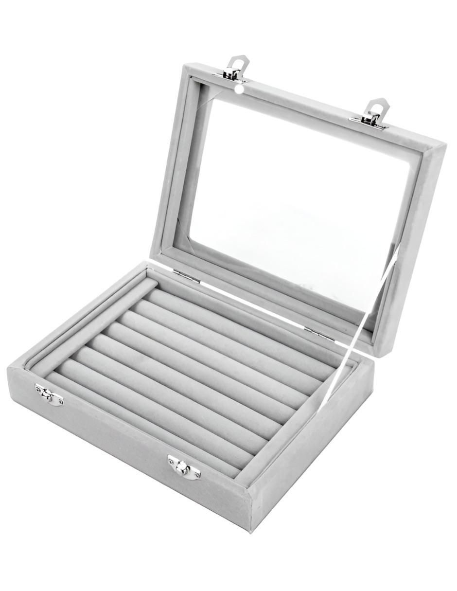 Porta anillos con espejo