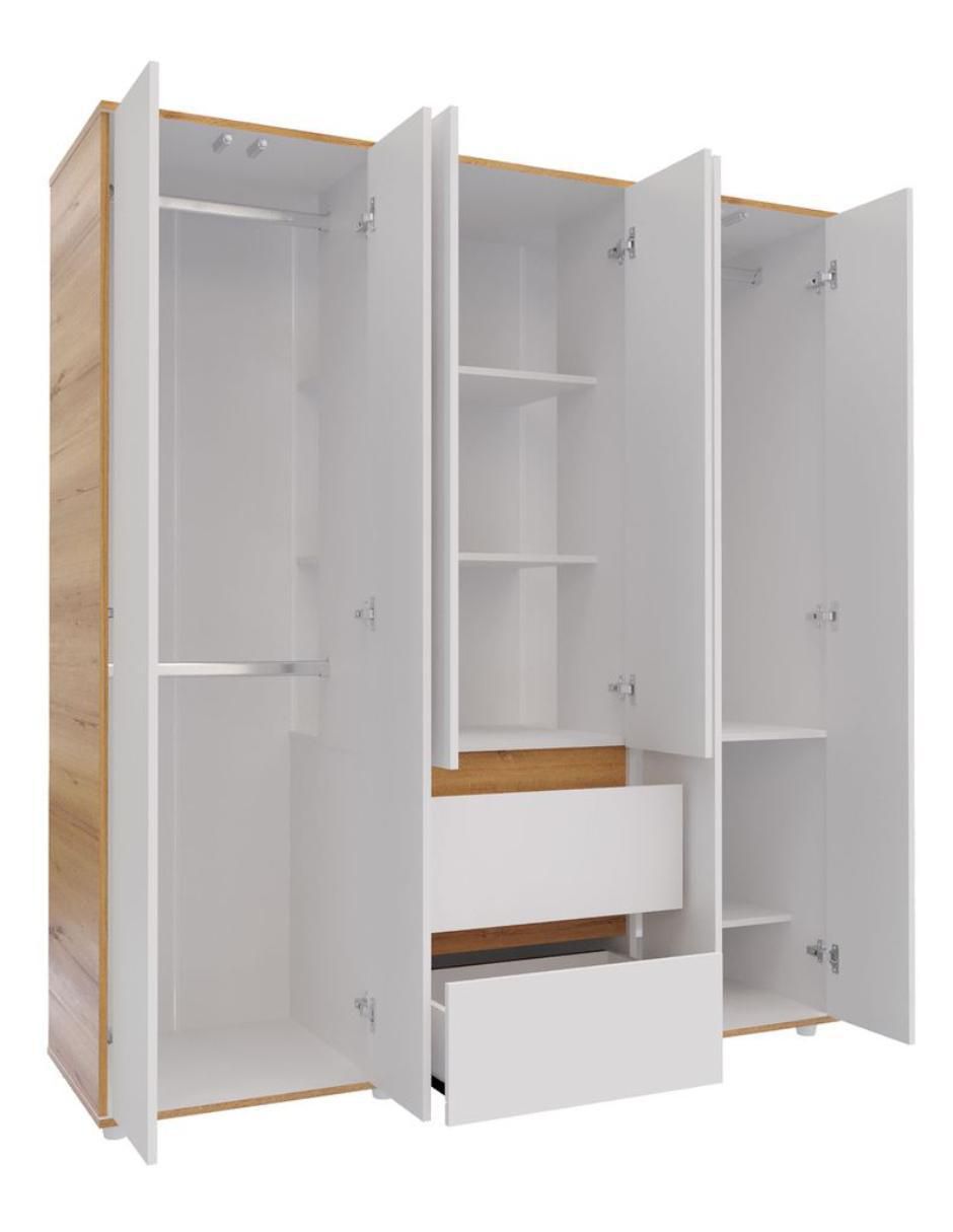 Ropero armable P00947CL-BLDU de aglomerado 3