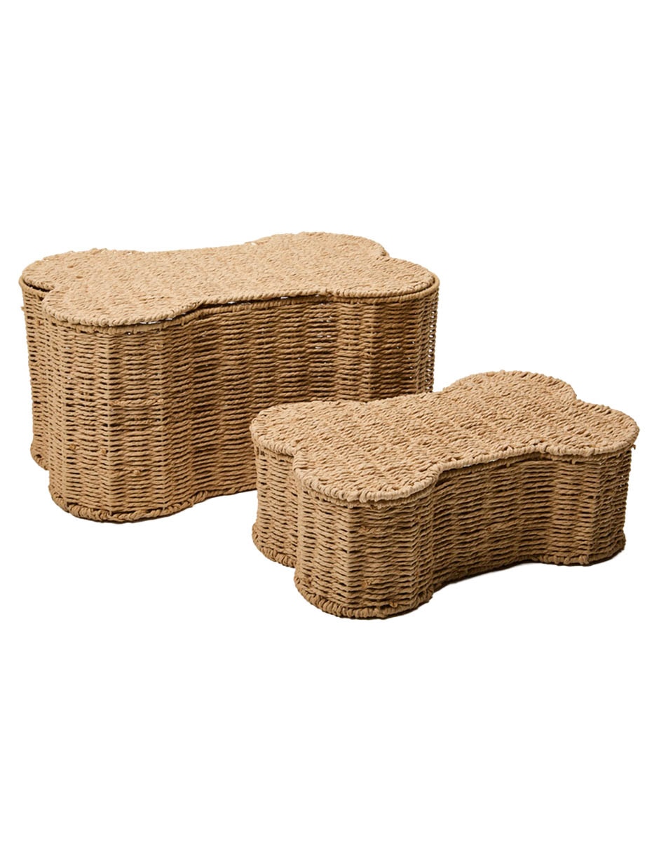 Set cesto almacenamiento para mascota de papel