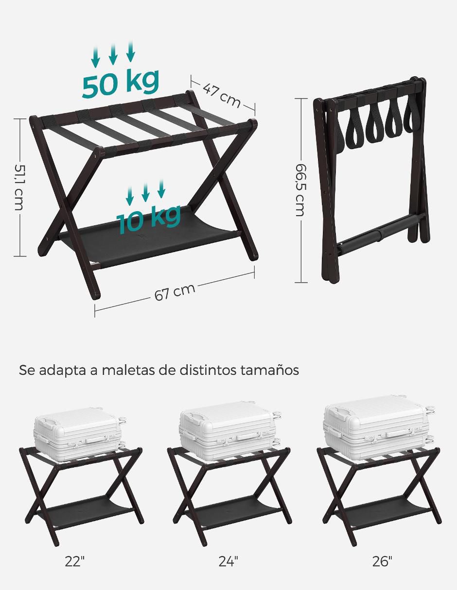 Porta maleta plegable 4