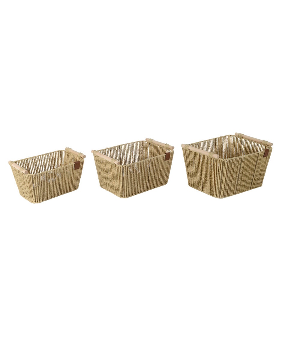 Set cesto de almacenamiento de papel 5