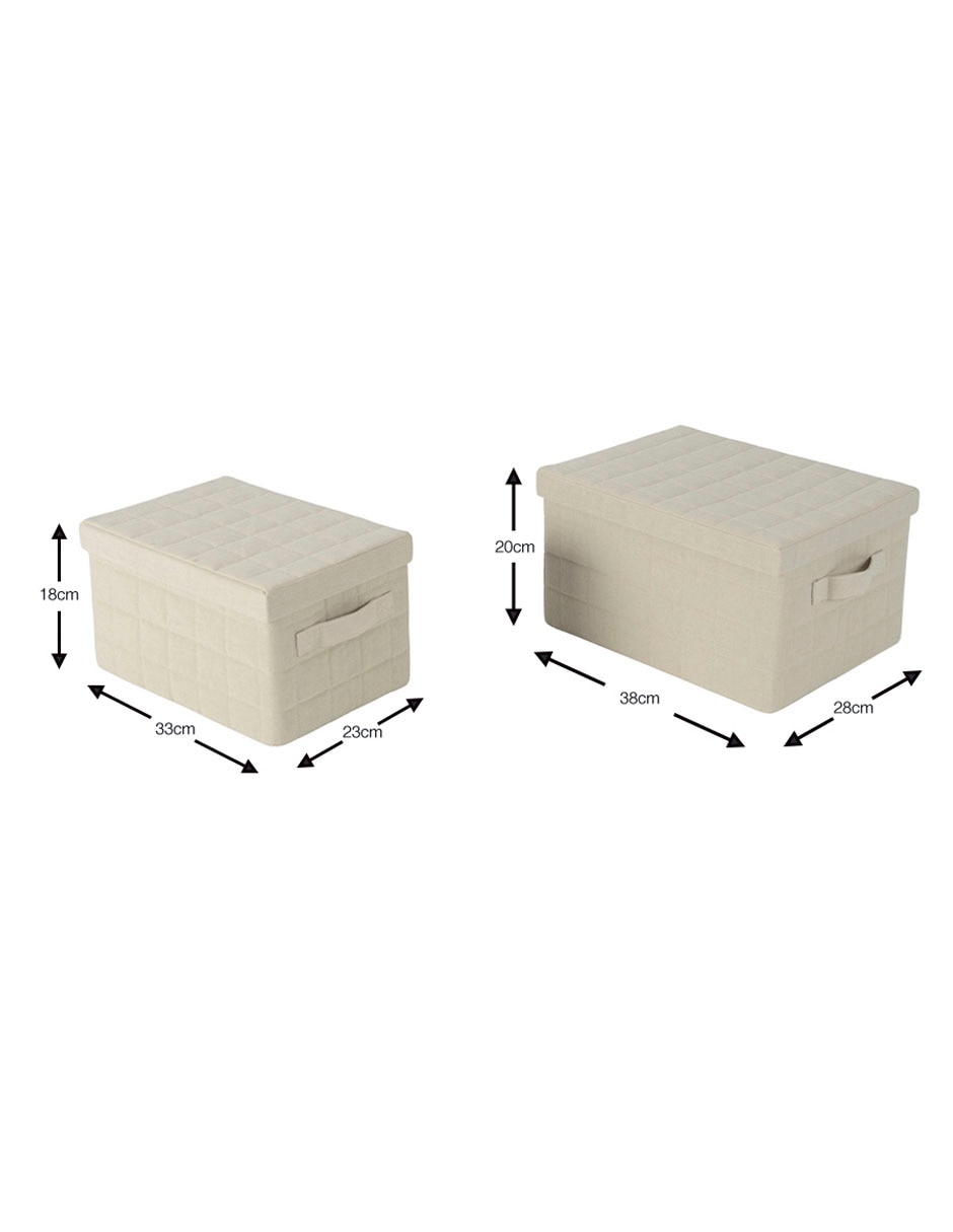Set caja cuadrada 9