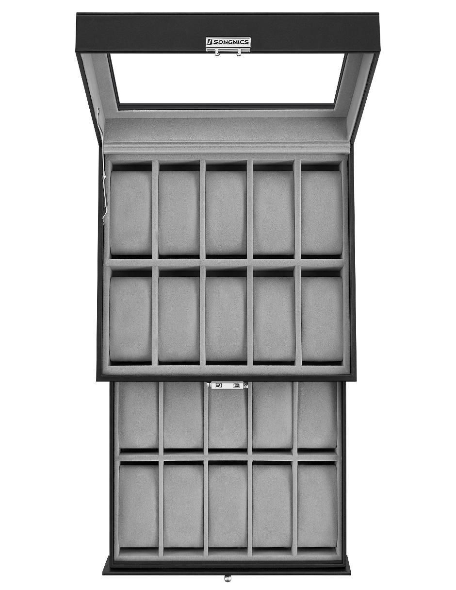 Caja reloj Bridie rectangular con 1 pieza 2