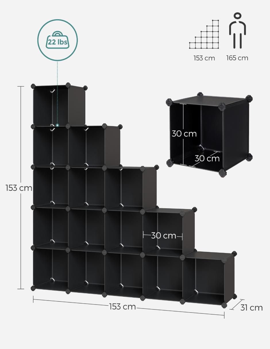 Set de organizador multiusos armable Damion 4