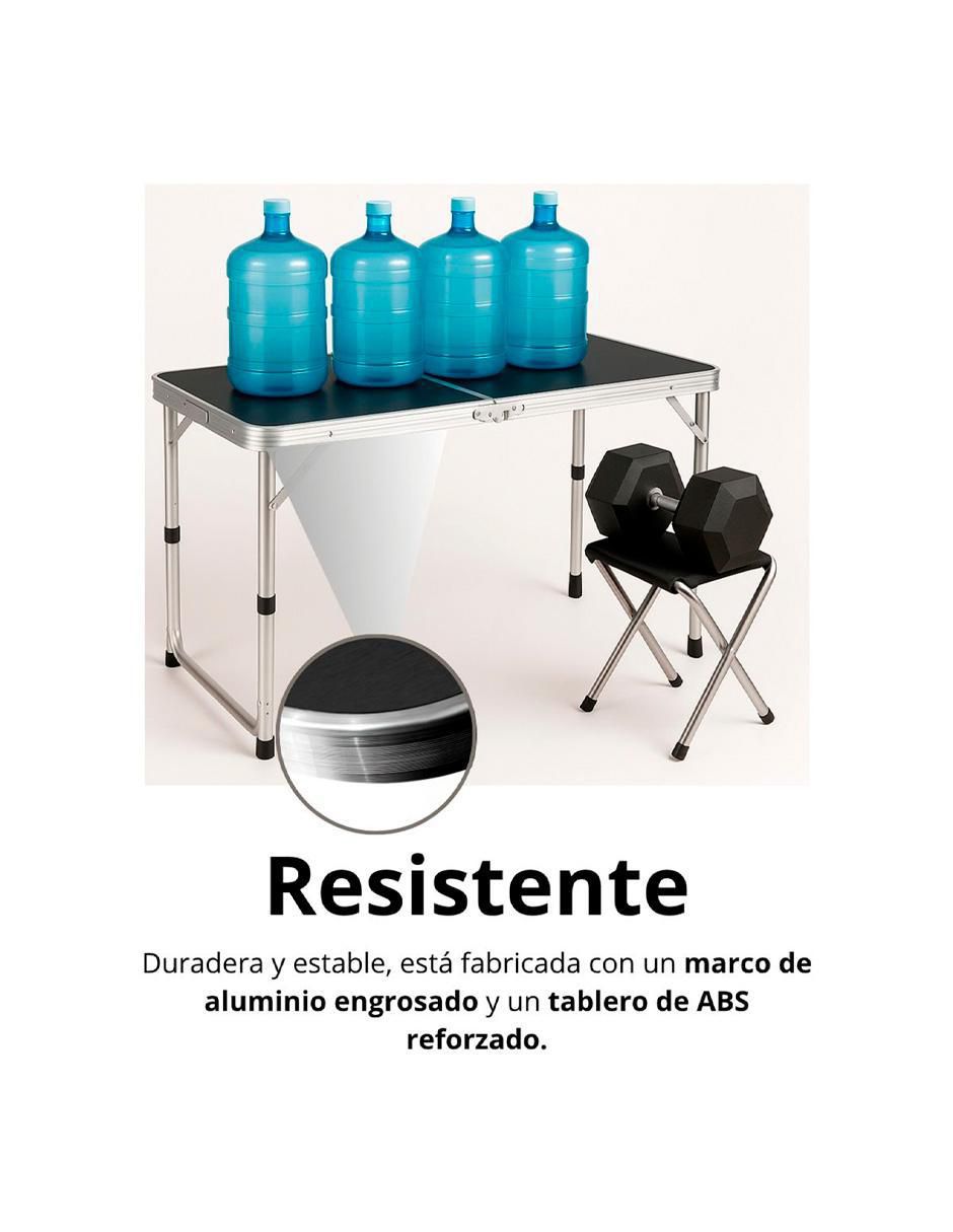 Mesa con silla de plástico 5